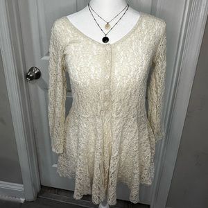 Free People Lace Top
